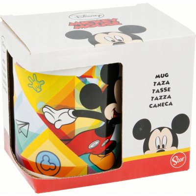 STOR Keramický hrnek Mickey Mouse / hrneček Mickey Mouse Color Flow 325 ml