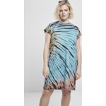Urban Classics pastelově batikované letní šaty ke kolenům 180 g/m modro- černá – Zboží Mobilmania