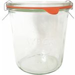 Weck sklenice zavařovací + víčko těsnění 2 spony 850ml – Zboží Dáma