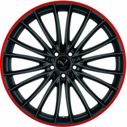 Corspeed Le Mans 8,5x19 5x112 ET45 matt black trim red