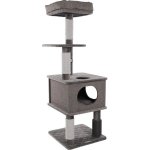 Flamingo Pet Products NV Škrabadlo Teor šedé 142 cm – Zboží Dáma