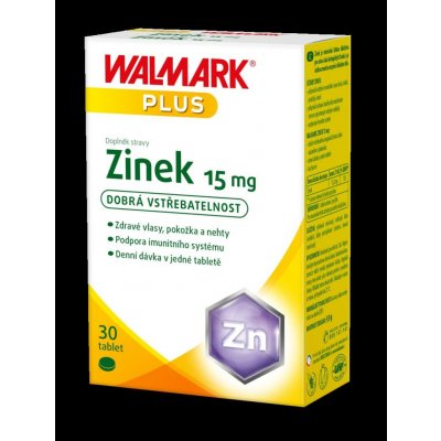 Walmark Zinek 15mg 30 tablet – Hledejceny.cz