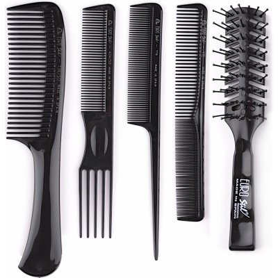 Eurostil Sada 4 hřebenů a 1 kartáče – Zbozi.Blesk.cz