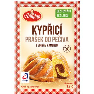 Amylon prášek kypřicí do pečiva s vinným kamenem bez lepku 12 g