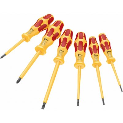 Wera 051575 Elektrikářské šroubováky Kraftform 1060 i/1062 i/6 VDE (Sada 6 dílů) – Zboží Dáma
