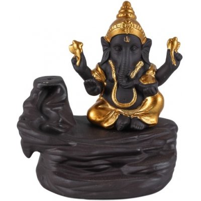 Ancient Wisdom Keramický stojan na Backflow vonné kužely Ganéša 10 cm – Hledejceny.cz