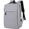 Brašna na notebook DeTech Batoh pro notebook Power Backpack BP-02, 15.6", šedá