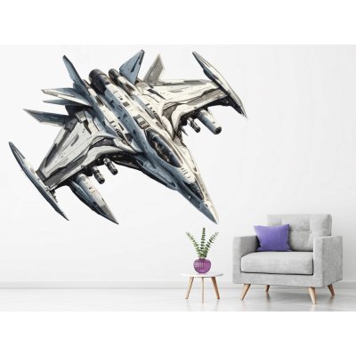 Nalepte.cz samolepka na zeď Scifi stíhačka arch, rozměry 100 x 73 cm – Hledejceny.cz