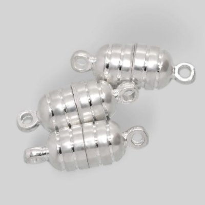 Stříbrné, magnetické zapínání, 15,5x5,5mm – Hledejceny.cz