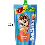 Hello XXL ovocná kapsička s Jablky 10 x 200 g – Zboží Dáma