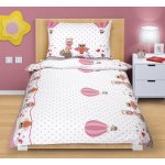 Bellatex bavlna povlečení Sovička růžová 140x200 70x90 – Hledejceny.cz