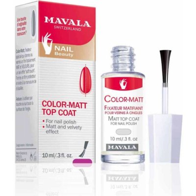 Mavala Top Coat lak na nehty pro matný vzhled Top Coat Color-Matt 10 ml – Hledejceny.cz