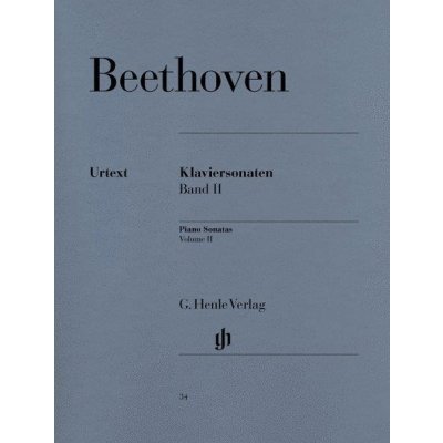 Beethoven Piano Sonatas 2 Edition with fingering noty na klavír – Hledejceny.cz