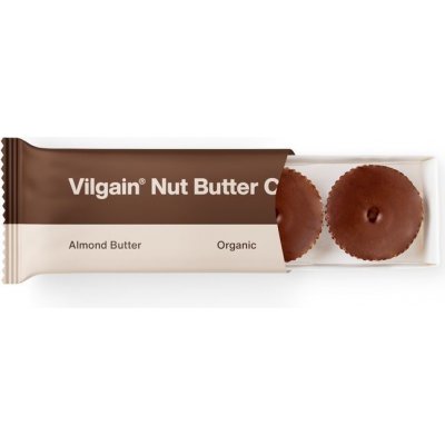 Vilgain Nut Butter Cups BIO mandlové máslo 39 g – Zboží Mobilmania