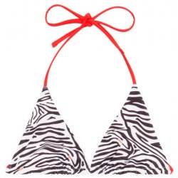 Diesel plavky BFB-Minny Rev Bra white zebra