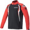 Bunda na motorku Alpinestars HONDA SOFTSHELL černo-červená