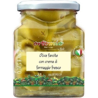 Ortomio Olivy plněné krémem Parmigiano 314 ml