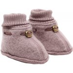 Mikk-line dětské kožené capáčky Jelenic barefoot protiskluzové růžová – Zboží Dáma