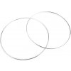 Vyšívací rámeček a kruh Kovový kruh na lapač snů Ø30 cm Stříbrný