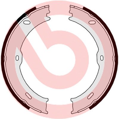 S 50 523 BREMBO Sada brzdových čelistí, parkovací brzda – Zboží Mobilmania