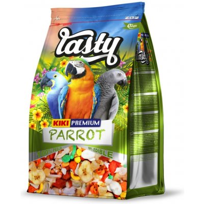 Kiki TASTY Parrots krmivo 1 kg – Zboží Dáma