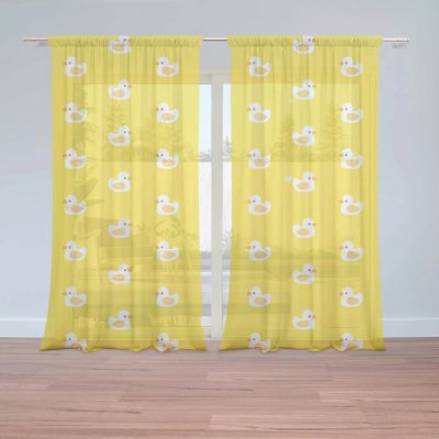 Záclony Bílé kachničky: 2 ks - 150x250 cm - Sablio – Hledejceny.cz