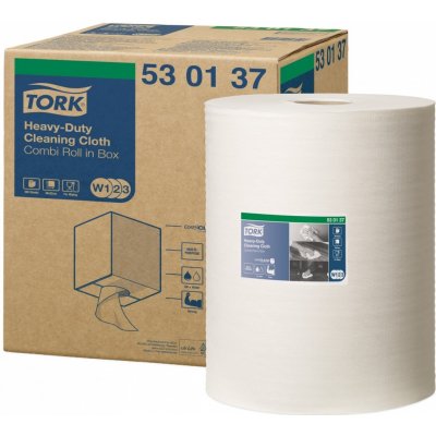 Tork Heavy-Duty W1 W2 W3 čisticí utěrka bílá 530137 2 kartony 1 ks