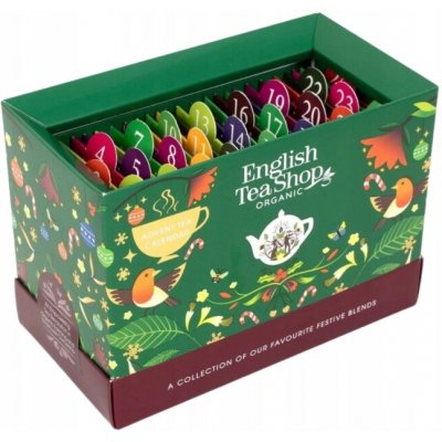 ADVENTNÍ KALENDÁŘ s čajem - sada čajů English Tea Shop - 25 ks – Zboží Dáma