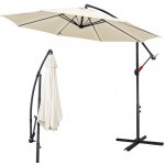 Yakimz 3,5m slunečník UV40+ Camping Pendulum Umbrella Pavilion Garden Umbrella Béžová – Zbozi.Blesk.cz