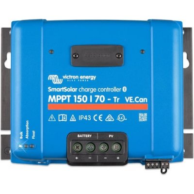 Victron SmartSolar 150/70-Tr VE.Can MPPT Solární regulátor, MPPT, 150V, 70A, účinnost 98%, VE.Can, Bluetooth, VE.direct SCC115070411 – Hledejceny.cz