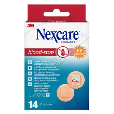 3M Nexcare náplast na zast.krvácení pr.22.5mm 14ks – Hledejceny.cz