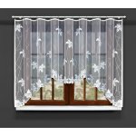 Dekorační žakárová záclona s řasící páskou CYNTHIA 150 bílá 300x150 cm MyBestHome – Zboží Mobilmania
