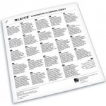 Listy čisticí pro laminátory Leitz Premium A3/A4, 5 ks – Sleviste.cz