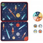 Petit Collage Magnetická hra vesmírný závod – Zboží Dáma