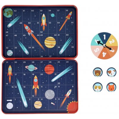 Petit Collage Magnetická hra vesmírný závod – Zboží Dáma