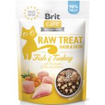 Brit Raw Treat Cat Hair & Skin Fish & Turkey 40 g – Sleviste.cz