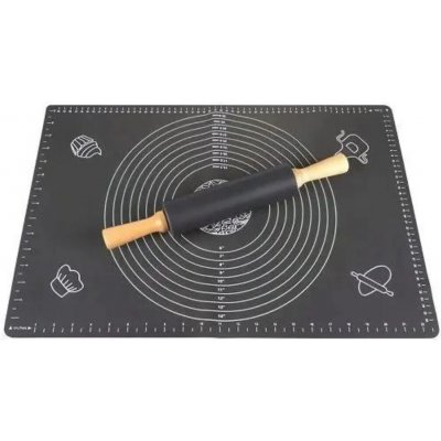 Ruhhy 23760 Silikonový vál 70x50 cm s válečkem – Zboží Dáma