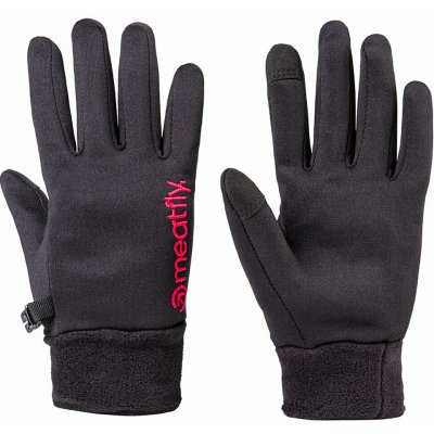 Meatfly dámské rukavice Powerstretch Black/pink – Hledejceny.cz