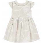 Mayoral dívčí lněné šaty KR palmy béžová bílá – Zboží Dáma