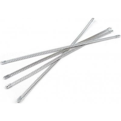 Výztuž do korzetu šíře 5 mm délka 10; 16; 20 cm Varianta: 3 (20 cm) barva nikl, Balení: 4 ks 62998/164221/292570 – Sleviste.cz