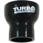 TurboWorkS Silikonová hadice - redukce rovná černá 45-51 mm – Hledejceny.cz