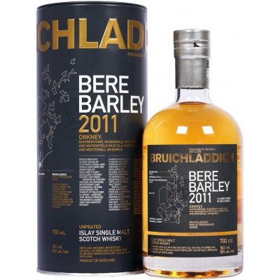 Bruichladdich Bere Barley 2011 50% 0,7 l (tuba) – Zboží Mobilmania