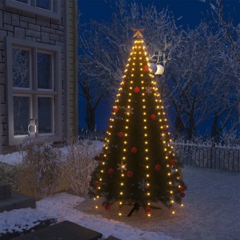 Prolenta Premium světelná síť na vánoční stromek s 250 LED diodami 250 cm