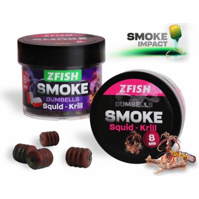 Zfish Smoke Dumbells 8 mm 20 g Squid Krill – Zboží Mobilmania