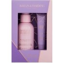 Baylis & Harding Jojoba, Vanilla & Almond Oil Signature Collection tělový spray Jojoba, Vanilla & Almond Oil 95 ml + lesk na rty 12 ml dárková sada