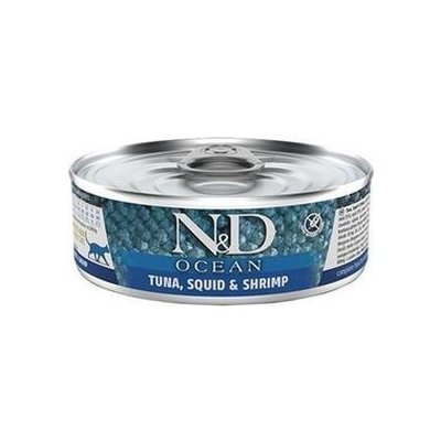 N&D CAT OCEAN Adult Tuna & Squid & Shrimps 70 g