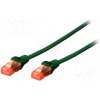 síťový kabel Digitus DK-1512-0025/G Patch UTP, CAT 5e, AWG 26/7, 0,25m, zelený