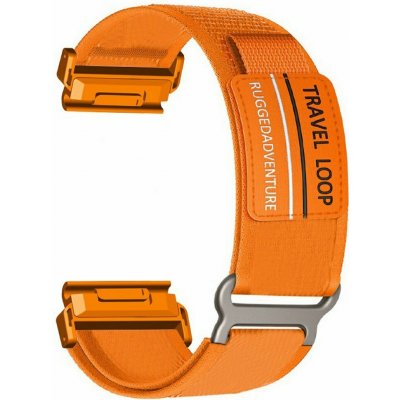 VSECHNONAMOBIL 138884 RUGGED ADVENTURE Nylonový řemínek pro Amazfit T-Rex Ultra 2 ORANGE – Zboží Živě