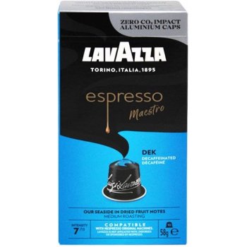 Lavazza Kávové kapsle Nespresso Maestro DEK bez kofeinu 10 kapslí 50 g
