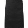 Zástěra Premier Workwear Gastro zástěra PR141 Black Pantone Black C 70x50cm